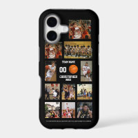 Basketball Photo Collage Black