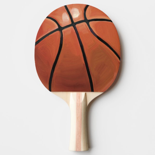 Basketball Ping Pong Paddle (Front)