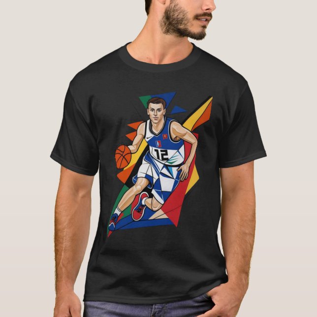 Basketball Player 7  T-Shirt (Front)