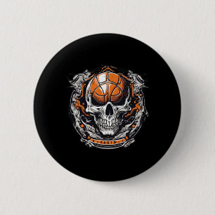 Basketball Player Art 6 Cm Round Badge