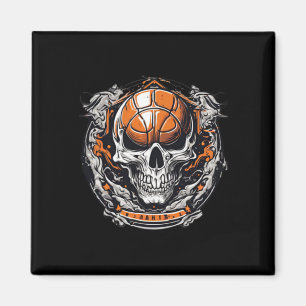 Basketball Player Art Magnet
