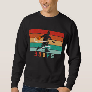 Basketball Player Ball Sport Baller Basketball Hoo Sweatshirt