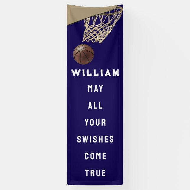 Basketball Player Banner (Vertical)