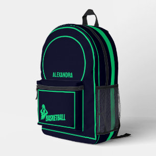Basketball Player, Basketbal Team,Birthday Gift Printed Backpack