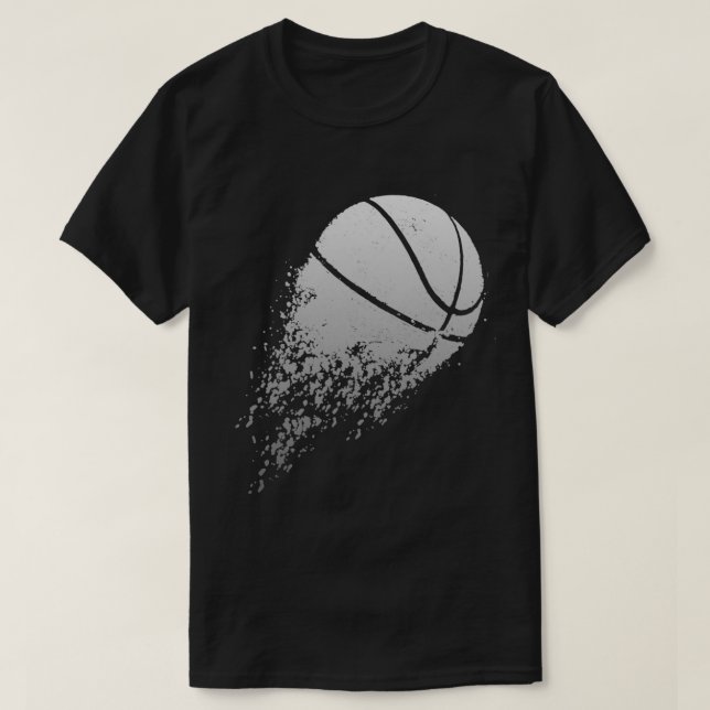 Basketball Player Bball Coach Fan Baller Sports Pu T-Shirt (Design Front)