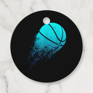 Basketball Player Bball Fan Baller Sports Favour Tags