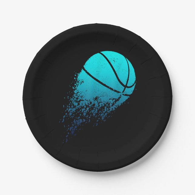 Basketball Player Bball Fan Baller Sports Paper Plate (Front)