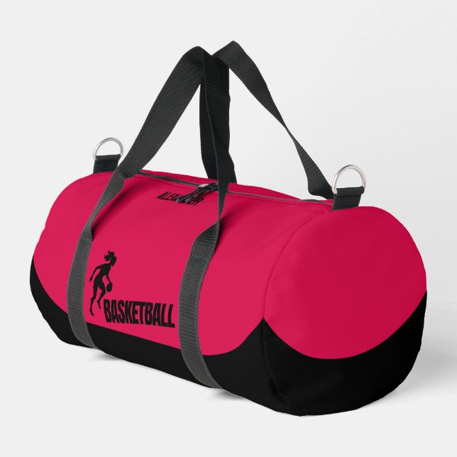 Basketball Player, Birthday Gift, Basketball Team  Duffle Bag (Left Corner)