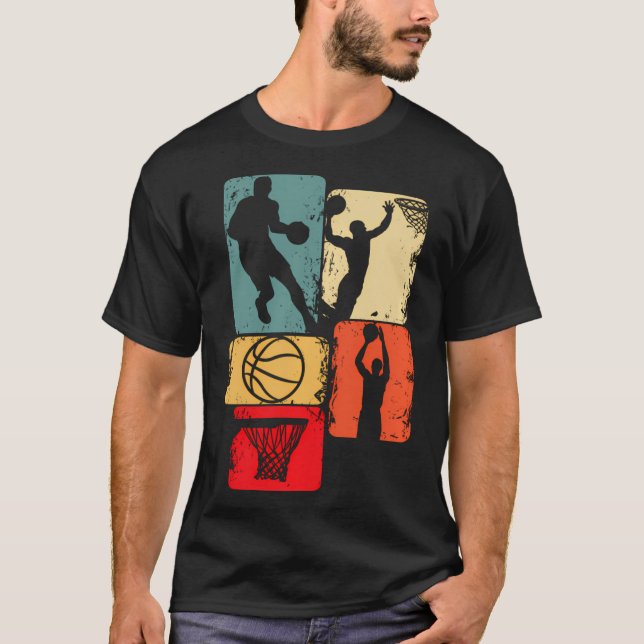 Basketball Player Boys Kids Men T-Shirt (Front)
