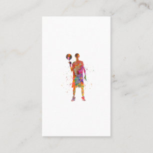 Basketball player business card