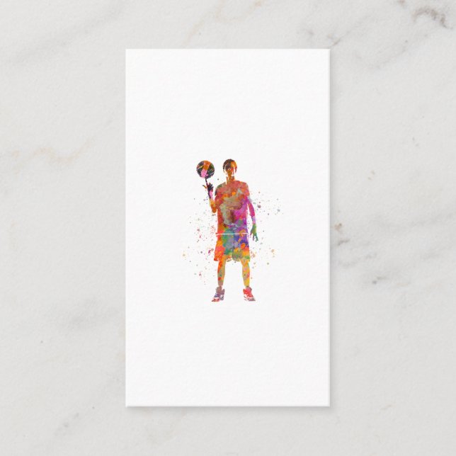 Basketball player business card (Front)