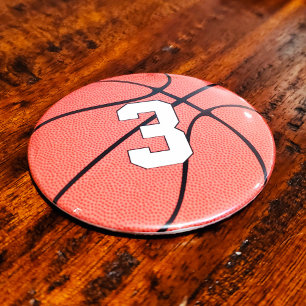 Basketball Player Custom Number or Initials Sports Magnet