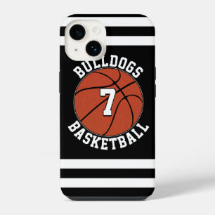 Basketball Player Custom Team Name Jersey Number iPhone 14 Case