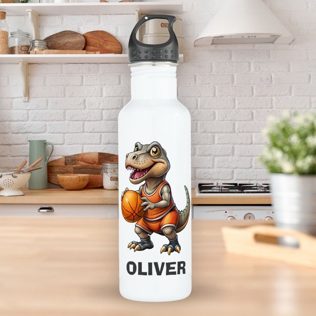 Basketball Player Cute Dinosaur 710 Ml Water Bottle (Creator Uploaded)