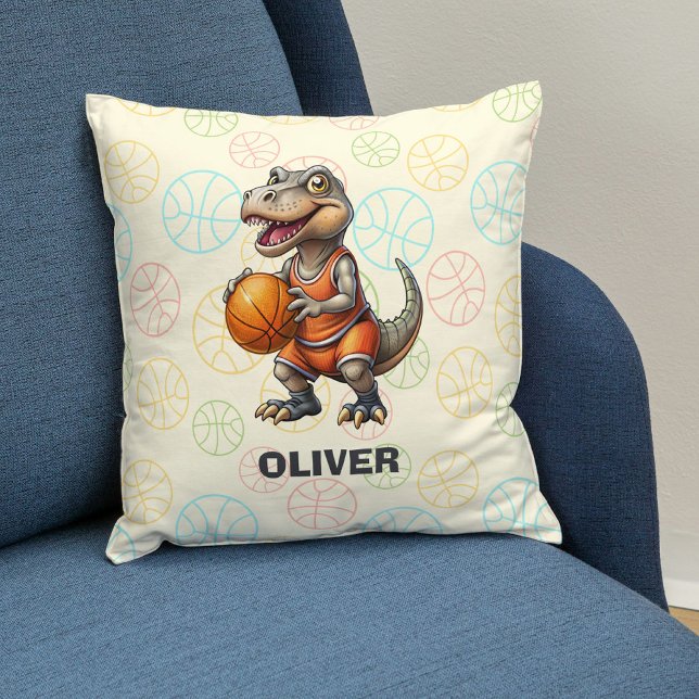 Basketball Player Cute Dinosaur Cushion (Creator Uploaded)