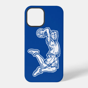 Basketball Player Doing Slam Dunk Light Design iPhone 12 Pro Case