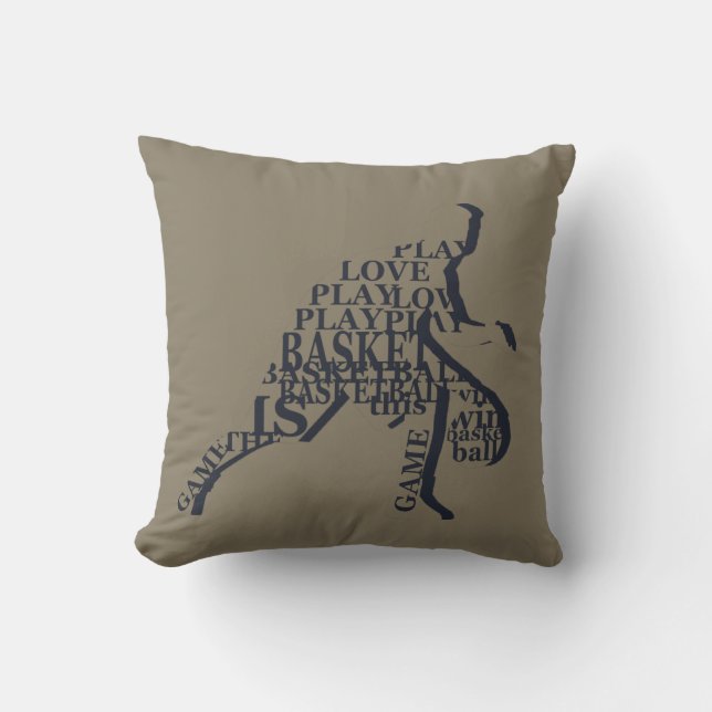 Basketball player dribbling cushion (Front)