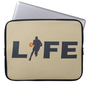 Basketball player driblling  laptop sleeve