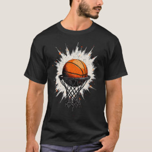 Basketball Player Fan Dad Game Day Funny Basketbal T-Shirt