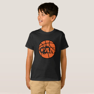 Basketball player fan orange ball T-Shirt