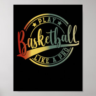 Basketball Player Fans College Basketball Coach  Poster