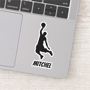Basketball Player First Name with Black Text