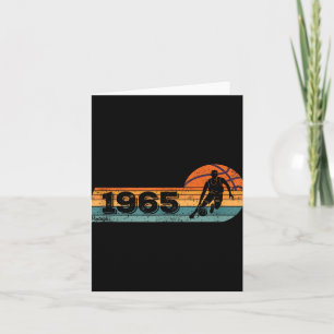 Basketball-player Game Vintage Born 1965 Birthday Card