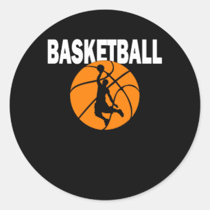 Basketball Player Gift Classic Round Sticker