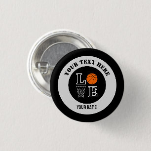 Basketball Player Girl, Basketball Girl  Birthday 3 Cm Round Badge