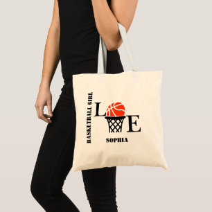 Basketball Player Girl, Basketball Girl  Birthday Tote Bag