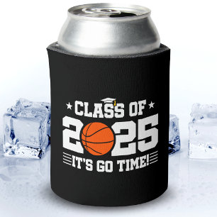 Basketball Player Graduation Class of 2025 Senior Can Cooler