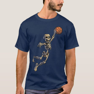 Basketball Player Halloween Costume Skeleton Baske T-Shirt