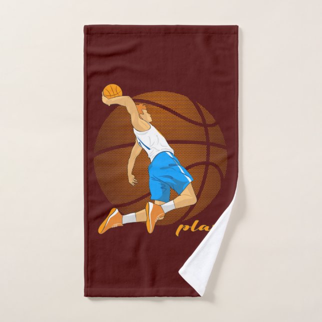 Basketball Player Hand Towel (Hand Towel)