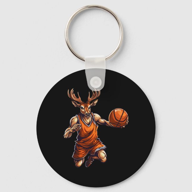 Basketball Player Hirsch  Key Ring (Front)