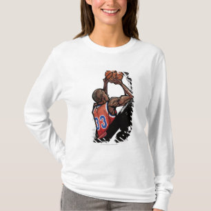 Basketball player holding ball T-Shirt