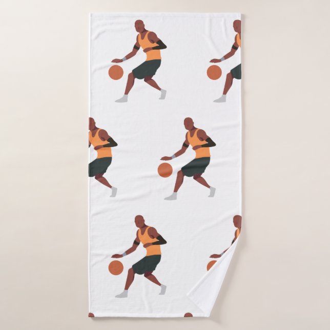 Basketball player is playing  bath towel (Bath Towel)