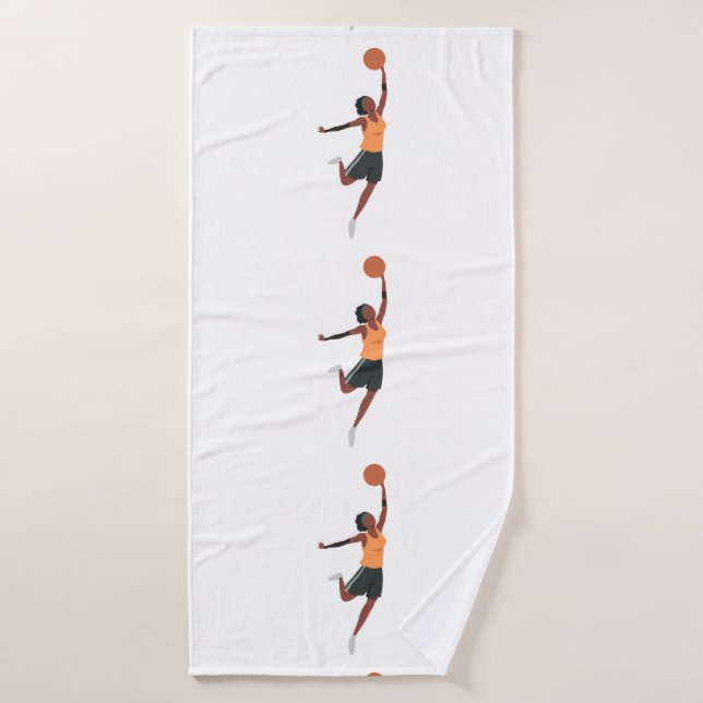 Basketball player is playing  bath towel (Bath Towel)