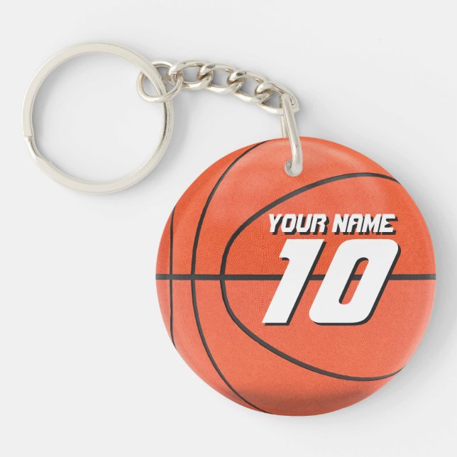 Basketball Player Key Ring (Front)