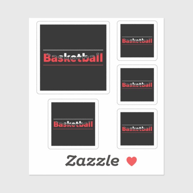 Basketball Player - Minimalist Geometric Arch (Sheet)