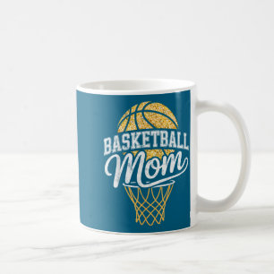 Basketball Player Mom Mother Hoops Design Coffee Mug