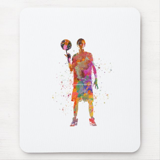 Basketball player mouse pad (Front)