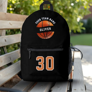Basketball Player Name Number Team Name Sports Printed Backpack