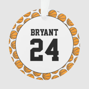 Basketball Player NAME Sports NUMBER Hoops Fun Ornament