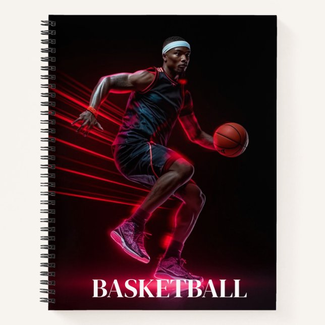 Basketball Player Notebook (Front)