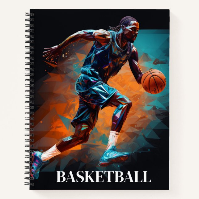 Basketball Player Notebook (Front)