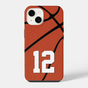 Basketball Player Number or Initials Custom Sports iPhone 14 Case