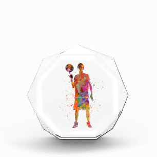 Basketball player photo block