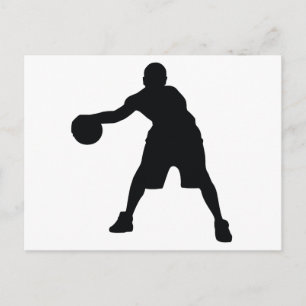Basketball Player Postcard