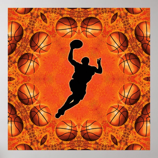 BASKETBALL PLAYER POSTER (Front)