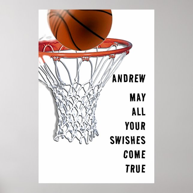 Basketball Player Poster (Front)